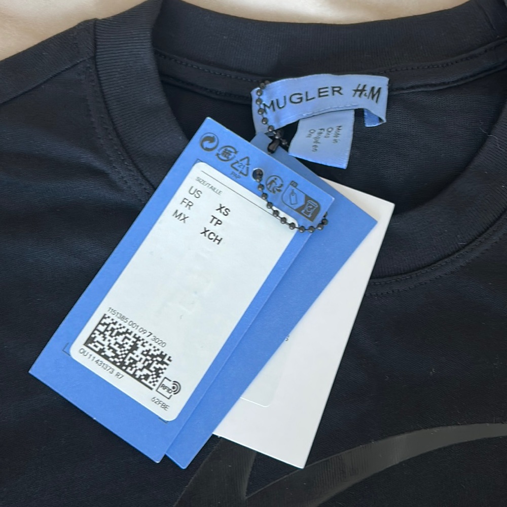 Mugler H&M XS shirt